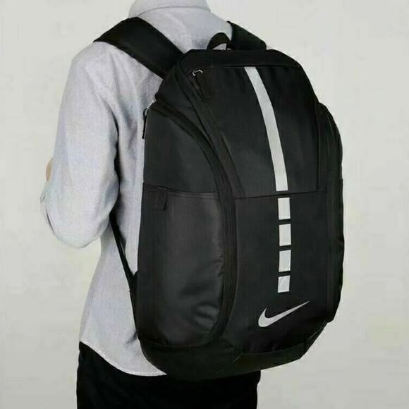 Nike Hoops Elite Pro Backpack Basketball Black Metallic Silver BA5554-011 NEW. - Picture 3 of 3